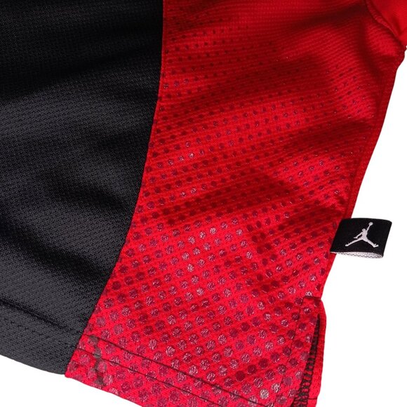 Air Jordan Jumpman Toddler Mesh Basketball Jersey Size 2T Red Black Sleeveless - Picture 4 of 9